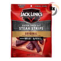 8x Bags Jack Link&#39;s Original Extra Thick Cut Steak Strips | 3oz | 9G Pro... - £57.58 GBP