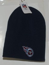 NFL Team Apparel Licensed Tennessee Titans Navy Blue Winter Cap image 1