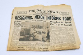 Vintage Aug 8 1974 PA Daily News Newspaper Richard Nixon Resigns - £39.01 GBP