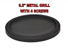 6.5 Inch Speaker Metal Mesh Grills 1 Piece Dj Car Audio W/ Clips &amp; Screw... - £14.15 GBP