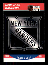 1990-91 Pro Set #578 New York Rangers Logo New York Rangers - $1.68