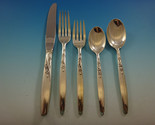 Summer Song by Lunt Sterling Silver Flatware Set For 12 Service 63 Pieces - $3,757.05