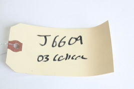 2000-2005 TOYOTA CELICA GTS VACUUM HOSE LINE J6609 image 8