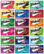 Trident Chewing Gum | Sugar-Free | Assorted Flavor (5 Pack) -  Assorted ... - £22.41 GBP