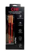 CHI Tourmaline ceramic series 3-In-1 Hairstyling Iron 1&quot; Red Curl-Wave-S... - $49.99