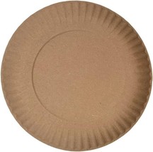 6&quot; inch Disposable Brown Kraft Paper Pizza Plates 500pcs - £20.31 GBP