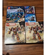 Lot of 5 LEGO Sets 76247 76420 60376 60428 Marvel HulkBuster Harry Potte... - $179.69 CAD