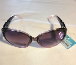 Piranha Womens Fashion Sunglasses Bling Style # 62123 Purple Clear Design - £7.00 GBP