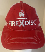 Firedisc Hat Trucker Cap Snap Back Grill Red Mens  - £8.52 GBP