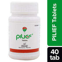 Charak Pharma Pilief 40 Tablets For Piles, Free Ship - $9.30