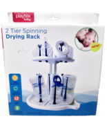 New in Box-Playtex Baby 2 Tier Spinning Drying Rack Holds Up To 12 Bottles - $19.85 CAD