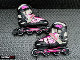 Schwinn Adjustable Fit In-Line Skates Rollerblade Youth Girl Size 5-8 Pi... - $49.49