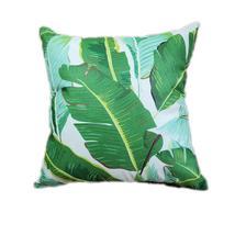 Tropical Palm Leaf Print Pillow Cover - $11.82