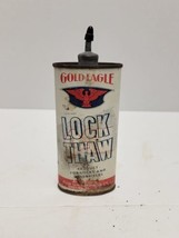 Gold Eagle Lock Thaw Lead Top Plastic Cap Back Bottom Is Rusted Out - $28.98