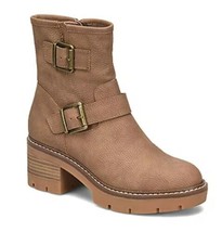 BOC By Born Womens Monika Stacked Heel Motorcycle Boots size 9.5&quot; M comfortable - £64.87 GBP