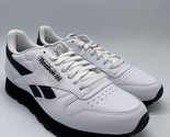 Reebok Classic Leather Running White Black GZ6012 Men’s Sizes 7.5-12 - $84.95