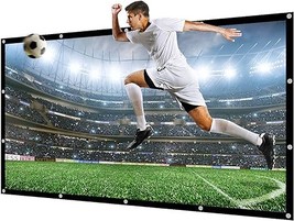 Huge Large Projector Screen 300 Inch Of Canvas Material 16:9 Projection ... - £280.55 GBP