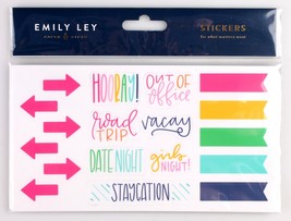 Emily Ley Paper Gifts Fun Planner Stickers 6 sheets 31087 - $97.16 MXN