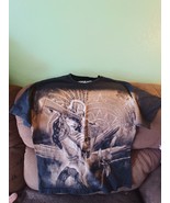 Dyse One Black Graphic Female Warrior T-Shirt Size XL - $27.35 CAD
