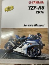 2016 Yamaha YZF R6 Service Shop Repair Workshop Manual Factory NEW - $169.94