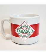 Vintage Tabasco Hot Sauce Coffee Mug Wide 10 oz Datl Do It - $17.50
