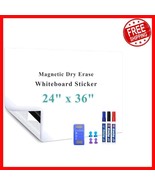 Versatile 24&quot;x36&quot; Magnetic Dry Erase Whiteboard Contact Paper for Home &amp;... - €58,38 EUR