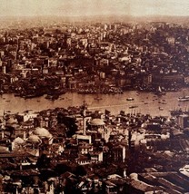 City Harbor Constantinople Turkey 1920s European City Mohammed VI GrnBin1 - $39.99