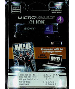 USB 4 GB Flash Drive - Sony - Preloaded w/ &quot;Men in Black&quot; Movie (2008) -... - $44.87