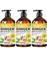 3 Pack Ginger &amp; Arnica Natural Massage Oil with Arnica &amp; Vitamin E - $25.99