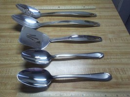 Oneida stainless 18/8 serving utensils and spatula - $23.70