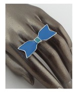 New Turquoise Bow Shape Adjustable Ring - £6.22 GBP