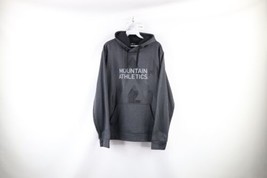 The North Face Mens Large Spell Out Mountain Athletics Hoodie Sweatshirt Gray - $44.50