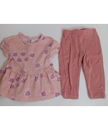 Carter&#39;s Pink Floral Baby Girl Outfit Size 6M - $92.93 MXN