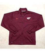 Nike Virginia Tech Hokies Dri Fit Full Zip Track Jacket - Men&#39;s Size Medium - $29.95
