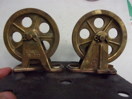 Edson Bronze Steering pulleys 4&quot; idlers pair B-270/A-450 mounted Fig 711... - $296.01