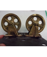 Edson Bronze Steering pulleys 4&quot; idlers pair B-270/A-450 mounted Fig 711... - $296.01