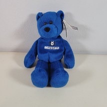 Troy Aikman Plush Beanie Bear Baby Blue 1998 Limited Treasures Dallas Cowboys - £7.46 GBP