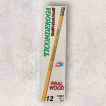 Dixon Ticonderoga Worlds Best Pencil No 2 13882 Soft Real Wood Usa Box Of 12 - $7.67