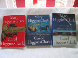 Mary &amp; Carol Higgins Clark, three novels, DJ, Deck the Halls, Dashing thru snow - £15.73 GBP