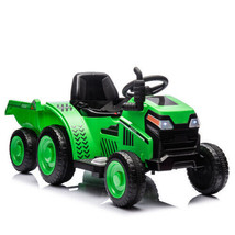 12V Kids Ride On Electric Tractor Black Knight,Kids Ride On Toy - £99.29 GBP