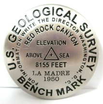 Red Rock Canyon Souvenir US Geological Survey Benchmark Fridge Magnet - £23.42 GBP