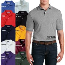 BIG MENS Jerzees Jersey Polo Spot Shield Cotton/Poly Golf Shirt 2X, 3X, 4X, 5X - £14.37 GBP+
