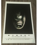 ALIEN Memory The Origin of Alien Movie Premiere 2019 NYCC EXCLUSIVE POSTER - $22.34 CAD