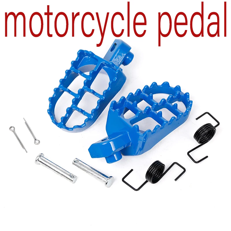 Motorcycle Footrest Wide Fat Foot Pegs Pedal for Honda CR CRF XR 50 70 8... - $21.46
