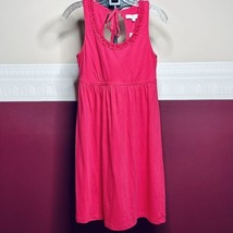 Ann Taylor Loft Dress Pink Women’s Small Petite Sleeveless Keyhole Back Tie NWT - £30.05 GBP