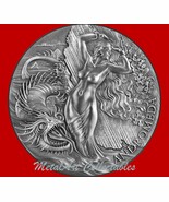 2022 Andromeda and Sea Monster 2 oz Antiqued 0.999 Silver Coin Celestial... - $629.95