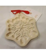 Tag Heirloom Collection Collectible Cookie Mold - Snowflake Cookie Stamp - £22.01 GBP