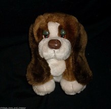 9&quot; VINTAGE RUSS BERRIE BROWN BABY BAXTER PUPPY DOG STUFFED ANIMAL PLUSH TOY - £21.94 GBP