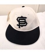 SOUTHPOLE Black White Hat Skater Ball cap SnapBack embroidered logo READ - $21.00