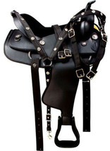 Synthetic Western Pleasure Trail Horse Saddle Free Tack Set Size: (12&quot; T... - $299.00